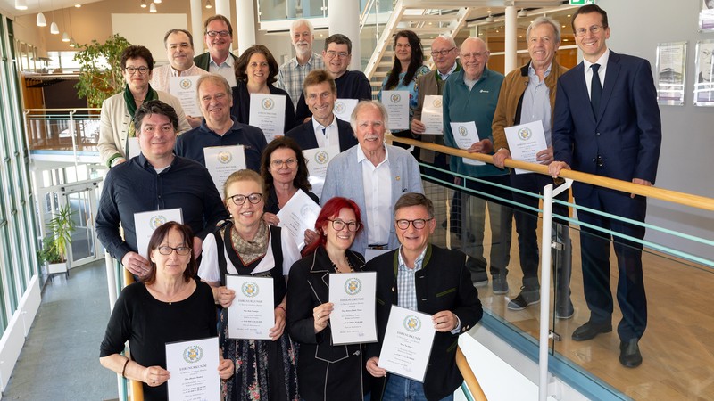 Kreistag Starnberg verabschiedet 18 Mitglieder nach der Legislaturperiode 2020 bis 2026