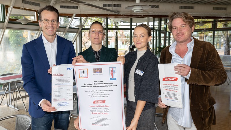 Landkreis Starnberg startet achte Tütenaktion gegen Gewalt an Frauen